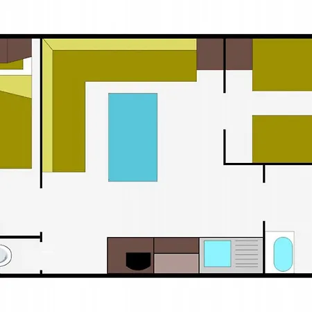 Mobil Home, Animaux Ok - 5 Pers. - Api-1-52-2681 *